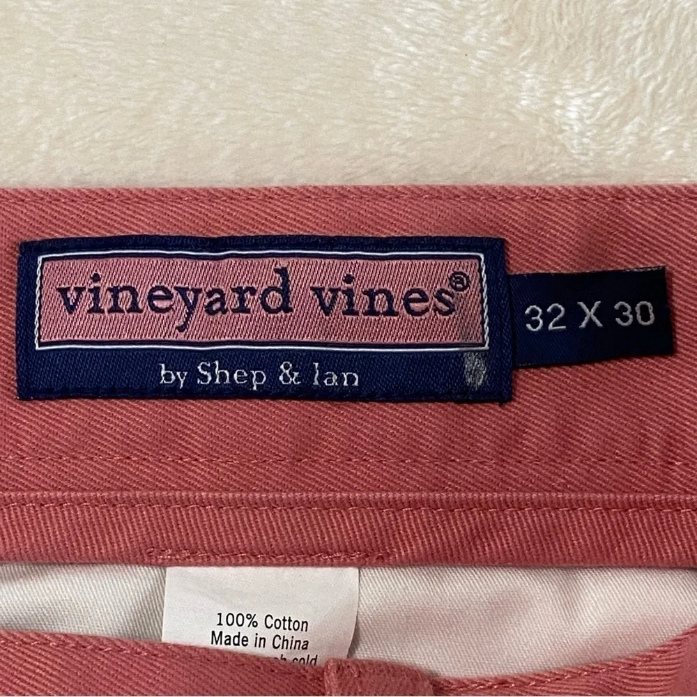 NWT VINEYARD VINES / Salmon Pink Club Pants Straight Leg Size 32x30